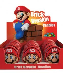 Boston America Mario Brick Breakin Cherry Flavored Mario Caps