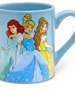 Jerry Leigh Disney Ariel, Cinderella, & Belle Mug