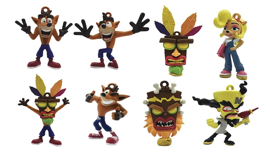 U.C.C. Distributing Mystery Figures Crash Bandicoot Hanger Figure Blind Mystery Box 3 U.C.C. Distributing Mystery Figures Crash Bandicoot Hanger Figure Blind Mystery Box