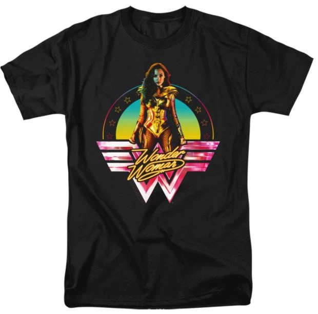 Trevco Wonder Woman 1984 Rainbow Stars Unisex T-Shirt 3 Trevco Wonder Woman 1984 Rainbow Stars Unisex T-Shirt