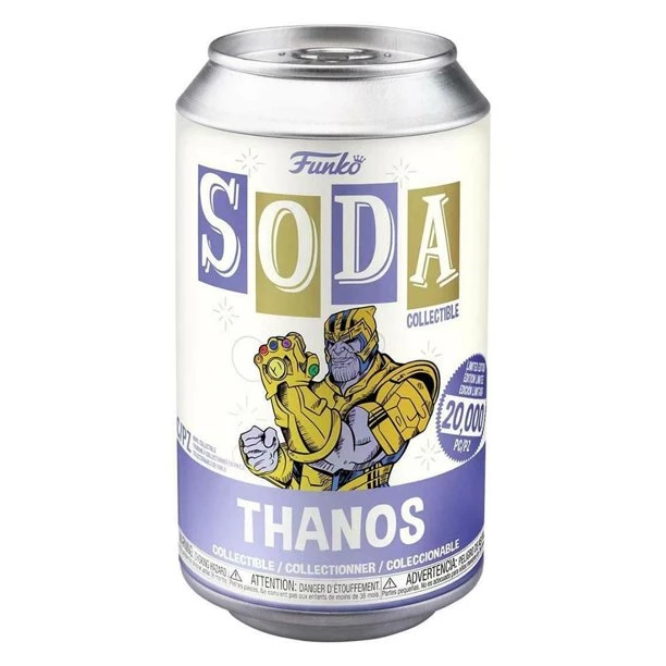 Funko Marvel- Thanos W/Chase: Vinyl SODA 3 Funko Marvel- Thanos W/Chase: Vinyl SODA