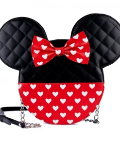Loungefly Mickey And Minnie Mouse Love Reversible Crossbody Bag