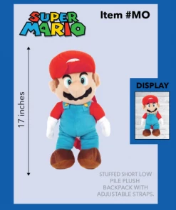 Costal Transfers Mario Series Super Mario Backpack Plush 17"