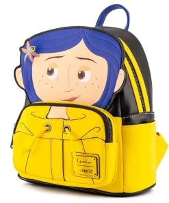 Loungefly Laika Coraline Raincoat Cosplay Womens Mini-Backpack