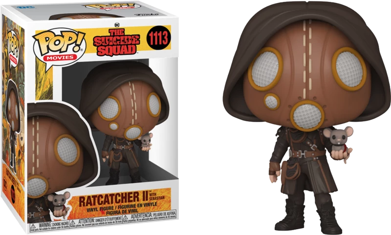 Funko Pop! Movies: The Suicide Squad - Ratcatcher II W/Sebastian Funko Pops! 3 Funko Pop! Movies: The Suicide Squad - Ratcatcher II W/Sebastian Funko Pops!