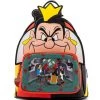Loungefly Disney Villains Queen Of Hearts Scene Series Mini-Backpack