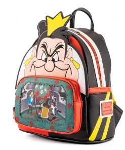 Loungefly Disney Villains Queen Of Hearts Scene Series Mini-Backpack