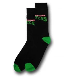 Bioworld Teenage Mutant Ninja Turtles Logo Crew Socks Movies