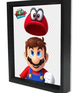 Pyramid America Super Mario Odyssey- Flying H Wall Framed