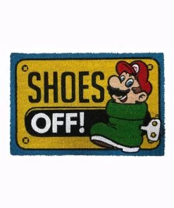 Pyramid America Super Mario – Shoes Off Coir Doormat Mario Series