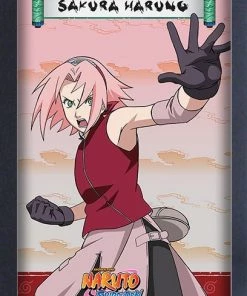 Pyramid America Naruto Shippuden- Sakura 11" X 17" Framed Print Anime