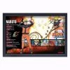 Pyramid America Anime Naruto Shippuden- Naruto Stats 11" X 17" Framed Print