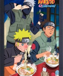 Pyramid America Anime Naruto- Ramen Time 11" X 17" Framed Print