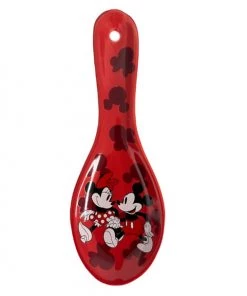 Jerry Leigh Disney Mickey Mouse & Minnie Mouse Red Spoon Rest