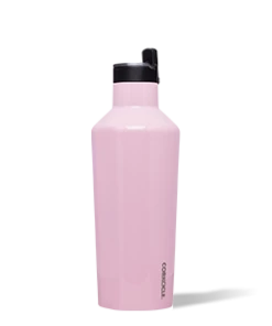 Corkcicle Rose Quartz Canteen 40 Oz Stain Steel Water Bottle Houseware