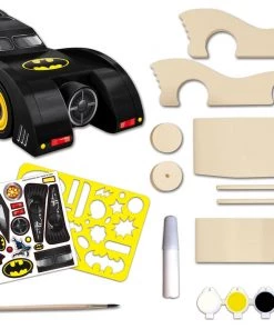 Diamond DC Comics Batmobile Buildable Licensed Wood Paint Kit