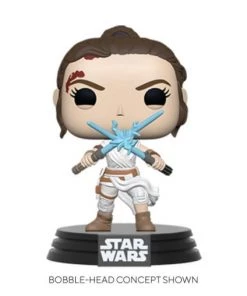 Funko POP Star Wars: SWEp9- Rey W/2 Light Sabers Funko Pops!