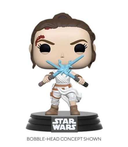 Funko POP Star Wars: SWEp9- Rey W/2 Light Sabers Funko Pops! 3 Funko POP Star Wars: SWEp9- Rey W/2 Light Sabers Funko Pops!