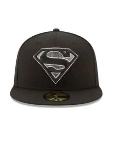 New Era Supergirl Black And White Logo Teattwisted Fitted 59Fifty Snapback Hat