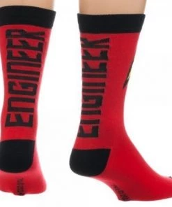Bioworld Movies Star Trek Red Engineer Crew Socks
