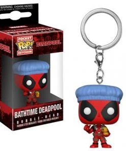 Marvel Deadpool Bath Time Mini Funko Pop Keychain