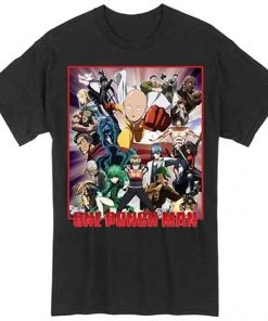 Great Eastern Entertainment One Punch Man Group Men's T-shirt Anime