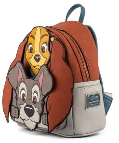 Loungefly Disney Lady And The Tramp Stacked Character Mini Backpack