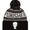 New Era Marvel Punisher One Size Beanie With Pom