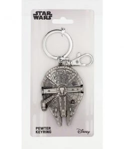 Monogram Star Wars Millennium Falcon Pewter Key Ring