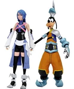Diamond Kingdom Hearts Aqua & Birth By Sleep Goofy Action Figure 2-Pack