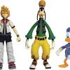 Diamond Kingdom Hearts Roxas, Donald Duck & Goofy Action Figure 3-Pack Disney