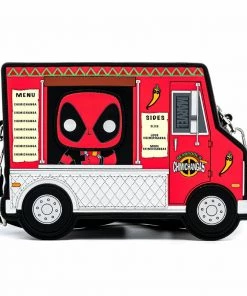 Loungefly Marvel Deadpool 30th Anniversary Chimichangas Food Truck Crossbody Handbag