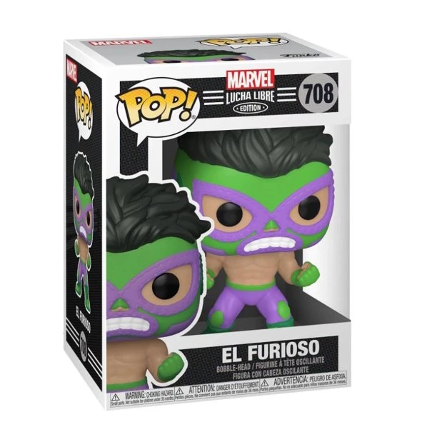Funko Pops! Funko POP! Marvel: Luchadores- Hulk 4 Funko Pops! Funko POP! Marvel: Luchadores- Hulk