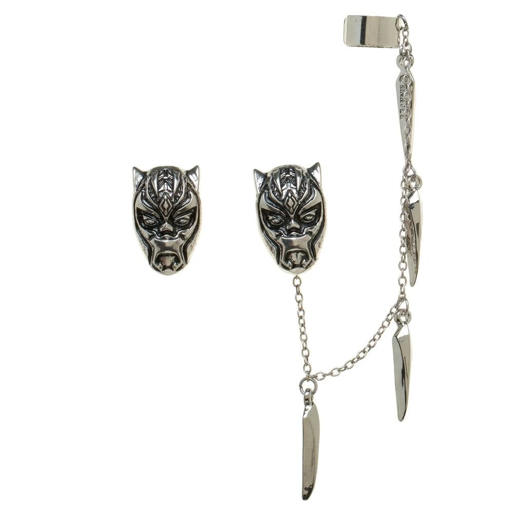 Bioworld Disney Black Panther - Ear Ceremonial Mask Ear Cuff 3 Bioworld Disney Black Panther - Ear Ceremonial Mask Ear Cuff