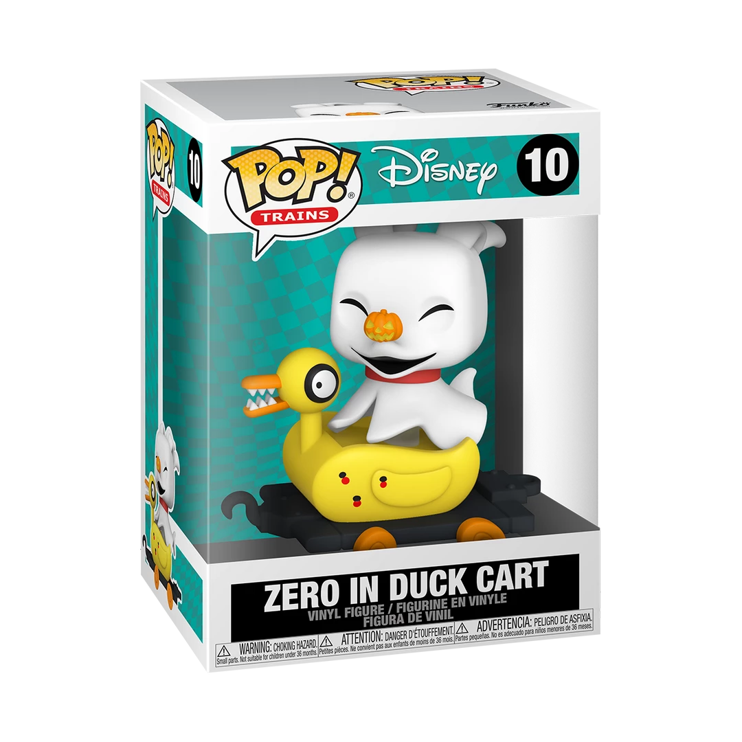 Funko POP Train: Nightmare Before Christmas - Zero In Duck Cart Vinyl Figure Funko Pops! 4 Funko POP Train: Nightmare Before Christmas - Zero In Duck Cart Vinyl Figure Funko Pops!