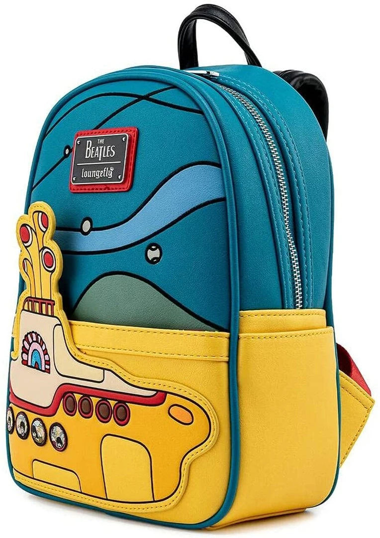 Loungefly The Beatles Yellow Submarine All You Need Is Love Music Band Mini Backpack 6 Loungefly The Beatles Yellow Submarine All You Need Is Love Music Band Mini Backpack