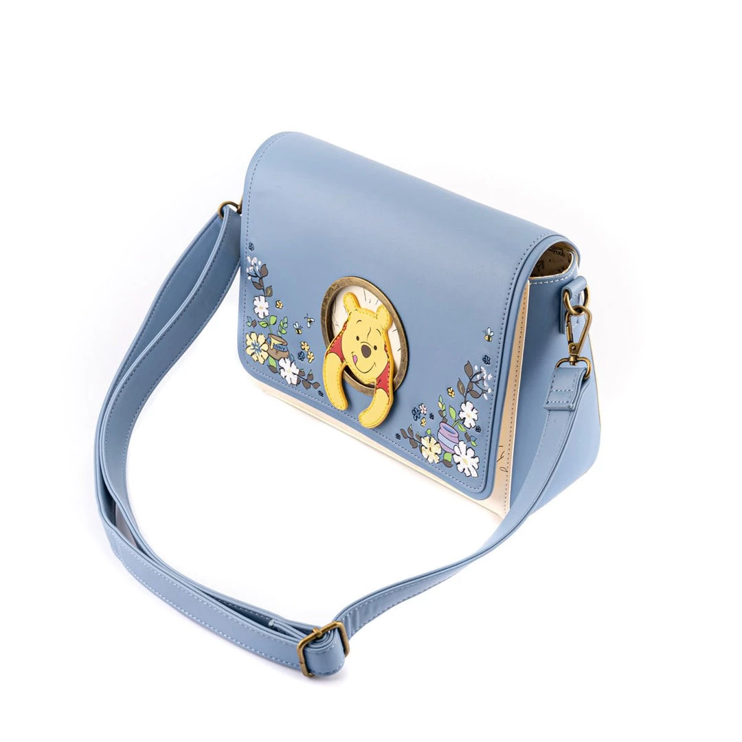 Loungefly Winnie The Pooh 95th Anniversary Celebration Peek-a-Pooh Crossbody Purse 5 Loungefly Winnie The Pooh 95th Anniversary Celebration Peek-a-Pooh Crossbody Purse