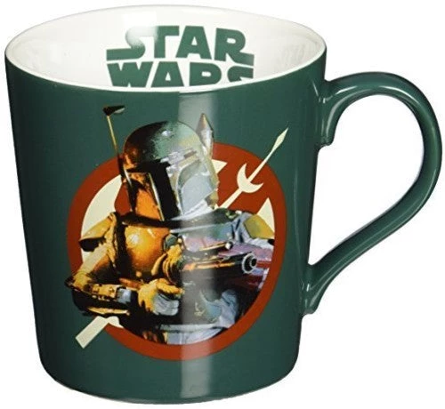 Vandor Star Wars Boba Fett 12oz. Ceramic Mug Disney 3 Vandor Star Wars Boba Fett 12oz. Ceramic Mug Disney
