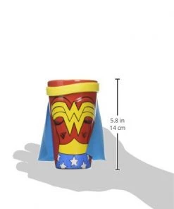 DC Comics ICUP DC Wonder Woman Molded Caped Ceramic Pint Glass
