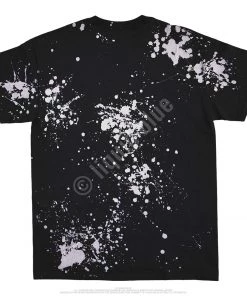 Liquid Blue Music Skull Woodcut Havok Black T-Shirt