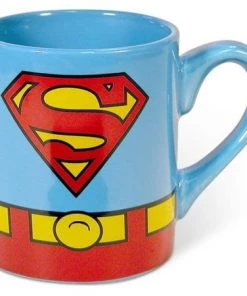 Silver Buffalo DC Comics Superman Uniform Ceramic Mug 14 Oz