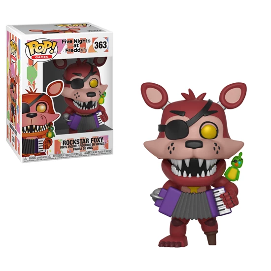 Funko Funko Pops! Five Nights At Freddy's Pizza Simulator - Rockstar Foxy Pop Vinyl Figure 3 Funko Funko Pops! Five Nights At Freddy's Pizza Simulator - Rockstar Foxy Pop Vinyl Figure