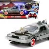 Toy Wonders Delorean Time Machine W/Light "Back To The Future 3" 1/24 Diecast Car Jada 32166 1 Toy Wonders Delorean Time Machine W/Light "Back To The Future 3" 1/24 Diecast Car Jada 32166