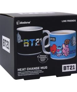 Paladone Anime BTS BT21 Line Friends Heat Change 11 Oz. Mug