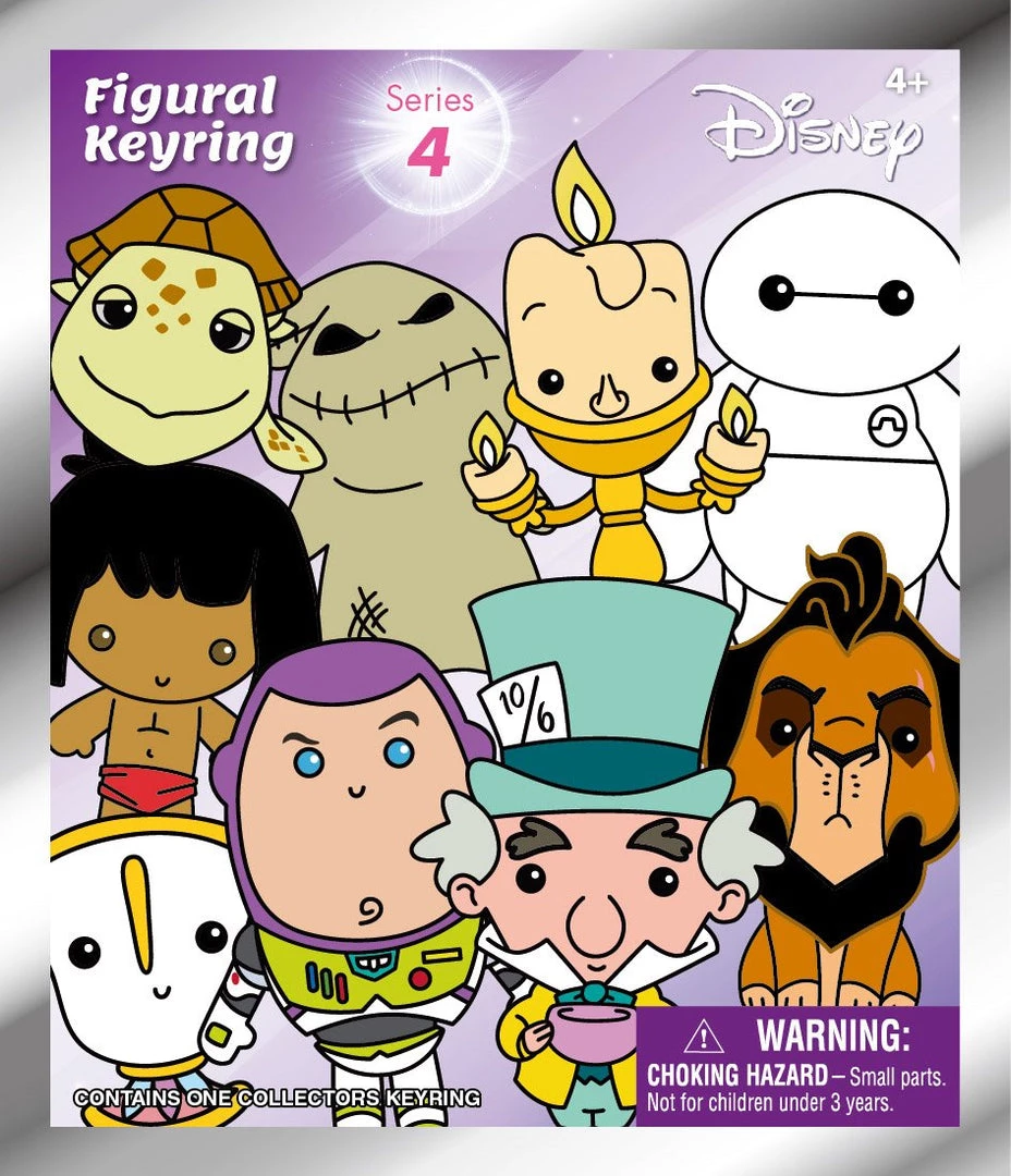 Monogram Disney Series 4 3D Foam Blind Bag Key Chains 3 Monogram Disney Series 4 3D Foam Blind Bag Key Chains