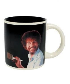The Unemployed Philosophers Guild Bob Ross Self-Painting Heat Change Coffee Mug 10 Oz. Houseware