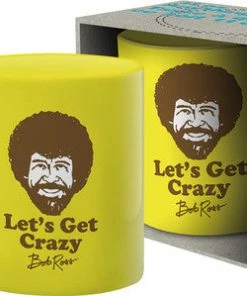 Surreal Entertainment Houseware Bob Ross Crazy Ceramic Mug 11oz