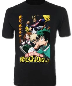 Great Eastern Entertainment My Hero Academia Plus Ultra Group Men's T-Shirt