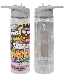 Bioworld Naruto X Hello Kitty 16 Oz. Tritan Water Bottle