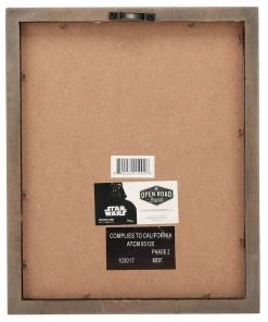 Open Road Brands Star Wars Yoda Most Powerful Jedi Ever Framed Wall Art